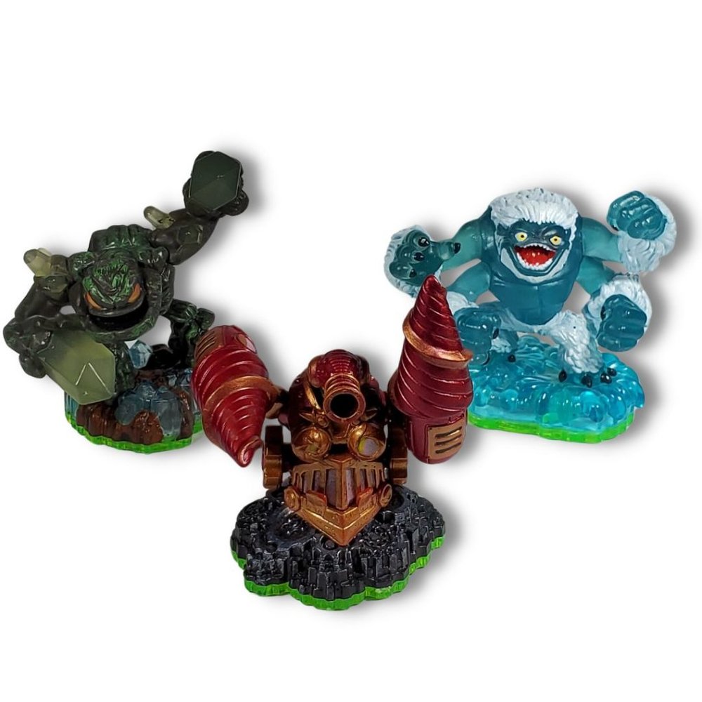 Skylander Spyro's Adventure Series 1 Lot/3: Prism Break, SlamBam, Drill Sergeant